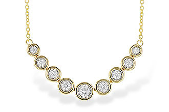 G309-39422: NECKLACE .75 TW