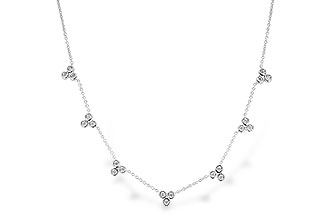 G310-28531: NECKLACE .36 TW (18")