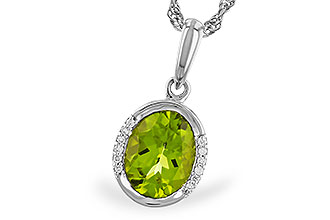 G310-31249: NECKLACE 1.72 TW PERIDOT 1.75 TGW (9x7 PER)