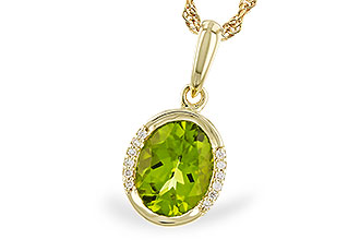 G310-31249: NECKLACE 1.72 TW PERIDOT 1.75 TGW (9x7 PER)