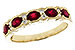 G310-33040: LDS WED RG .88 TW RUBY 1.00 TGW (4x3MM RUBY)