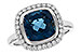 G310-33940: LDS RG 3.85 LONDON BLUE TOPAZ 4.15 TGW (9MM LBT)