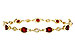 G311-20358: BRACELET 3.68 RUBY 3.92 TGW (7")