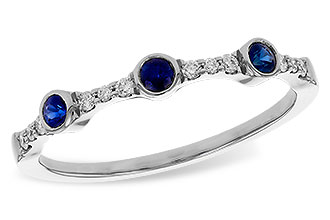 G311-21222: LDS WED RG .16 SAPPHIRE .25 TGW
