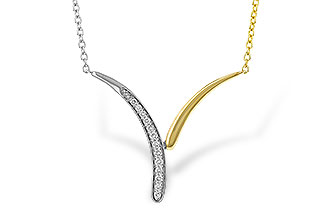G311-23067: NECKLACE .12 TW (18")