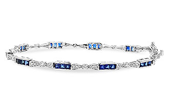 G311-23949: BRACELET 2.10 SAPPHIRE 2.75 TGW (7")