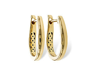 G311-23976: GOLD EARRINGS (15MM)
