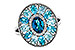 G311-24885: LDS RG 3.02 TW BLUE TOPAZ 3.10 TGW (7x5MM LBT CTR)