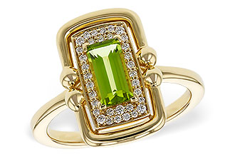 G311-26649: LDS RG .72 PERIDOT .84 TGW (8x4MM PER)