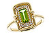 G311-26649: LDS RG .72 PERIDOT .84 TGW (8x4MM PER)