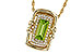 G311-26667: NECKLACE .72 PERIDOT .84 TGW (8x4MM PER)