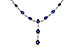 G311-26685: NECKLACE 4.82 TW SAPPHIRE 7.02 TGW (17")