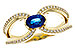 G312-09431: LDS RG .56 SAPPHIRE .75 TGW (6x4MM SA)
