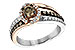 H225-79403: LDS DIA RG .40 BROWN CTR .97 TW