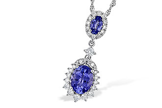 H226-69449: NECK 1.26 TW TANZANITE 1.60 TGW
