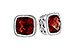H309-36722: EARR 2.50 TW GARNET