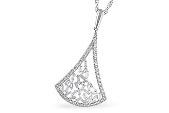 H309-42122: NECKLACE .50 TW