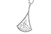 H309-42122: NECKLACE .50 TW