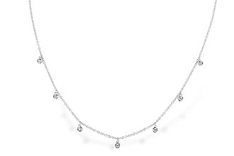 H310-28531: NECKLACE .12 TW (18")