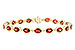 H310-29422: BRACELET 9.22 TW GARNET 9.26 TGW