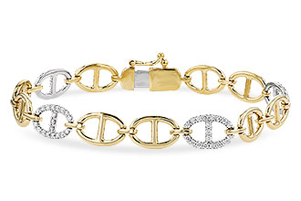 H310-35758: BRACELET .82 TW (7")