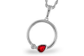 H311-20340: NECKLACE .24 RUBY .26 TGW