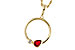 H311-20340: NECKLACE .24 RUBY .26 TGW