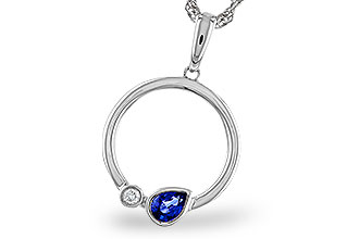 H311-20349: NECKLACE .26 SAPPHIRE .28 TGW