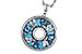 H311-22122: NECKLACE 1.67 BLUE TOPAZ 1.72 TGW
