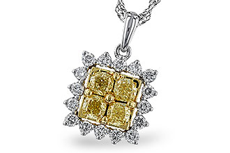 H311-22131: NECK .76 FANCY YELLOW DIAMONDS 1.09 TW