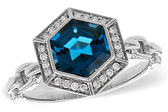 H311-23949: LDS RG 2.03 LONDON BLUE TOPAZ 2.14 TGW (7.5MM LBT)