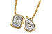 H311-25785: NECKLACE .17 BAG .25 TW