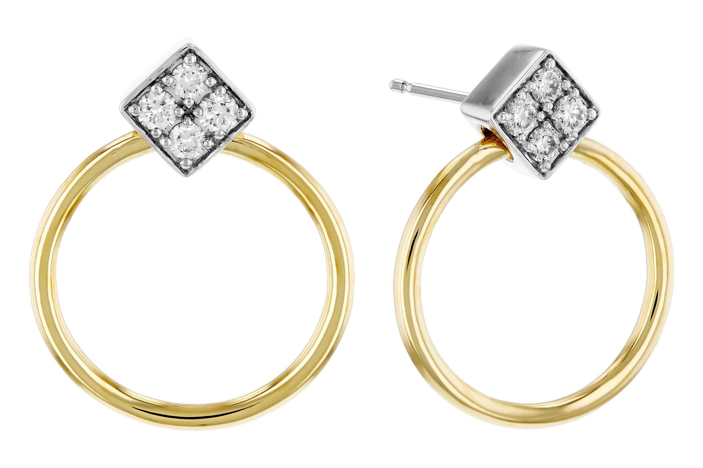 H312-10322: EARRINGS .25 TW