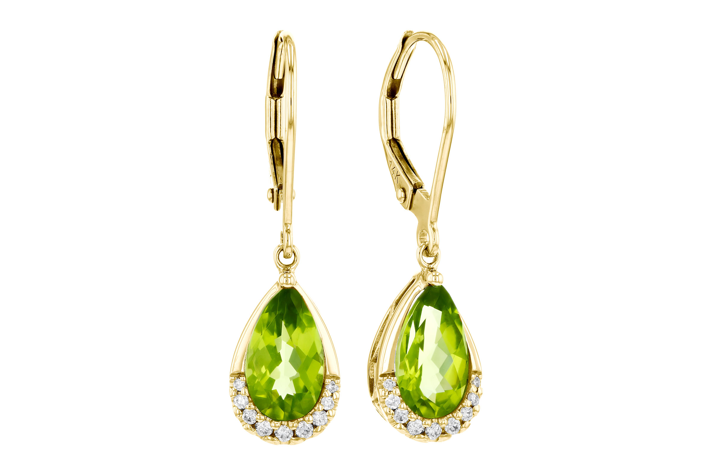 H312-11194: EARR 1.85 PERIDOT 1.94 TGW (9x5MM PS)