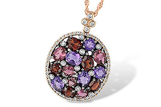 K223-95803: NECK 2.49 SEMI-PRECIOUS 2.78 TGW