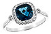 K225-73931: LDS RG 1.62 LONDON BLUE TOPAZ 1.78 TGW (7MM LBT)