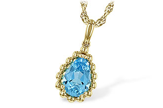 K225-76712: NECKLACE 1.55 CT BLUE TOPAZ