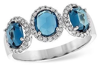 K226-63985: LDS RG 1.80 TW LONDON BLUE TOPAZ 2.02 TGW
