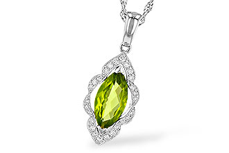 K226-69431: NECK .94 PERIDOT 1.05 TGW