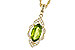 K226-69431: NECK .94 PERIDOT 1.05 TGW