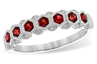 K226-72140: LDS WED RG .52 RUBY .59 TGW