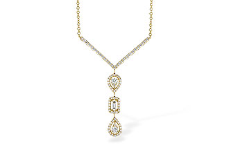 K309-40303: NECK .04 BAGUETTE .50 TW (18")