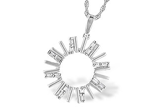 K309-41240: NECK .14 TW BAGUETTES