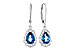 K309-43994: EARR 1.48 TW LONDON BLUE TOPAZ 1.63 TGW