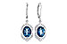 K309-44885: EARR 2.45 LONDON BLUE TOPAZ 2.64 TGW