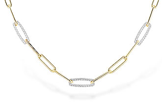 K310-27631: NECKLACE .75 TW (17 INCHES)