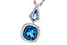 K310-31194: NECK 2.24 TW LONDON BLUE TOPAZ 2.40 TGW