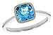 K310-33912: LDS RG 1.45 CT SWISS BLUE TOPAZ
