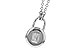 K310-33958: NECKLACE .19 EMERALD CUT (18")