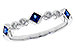 K311-23003: LDS WED RG .25 SAPPHIRE .30 TGW